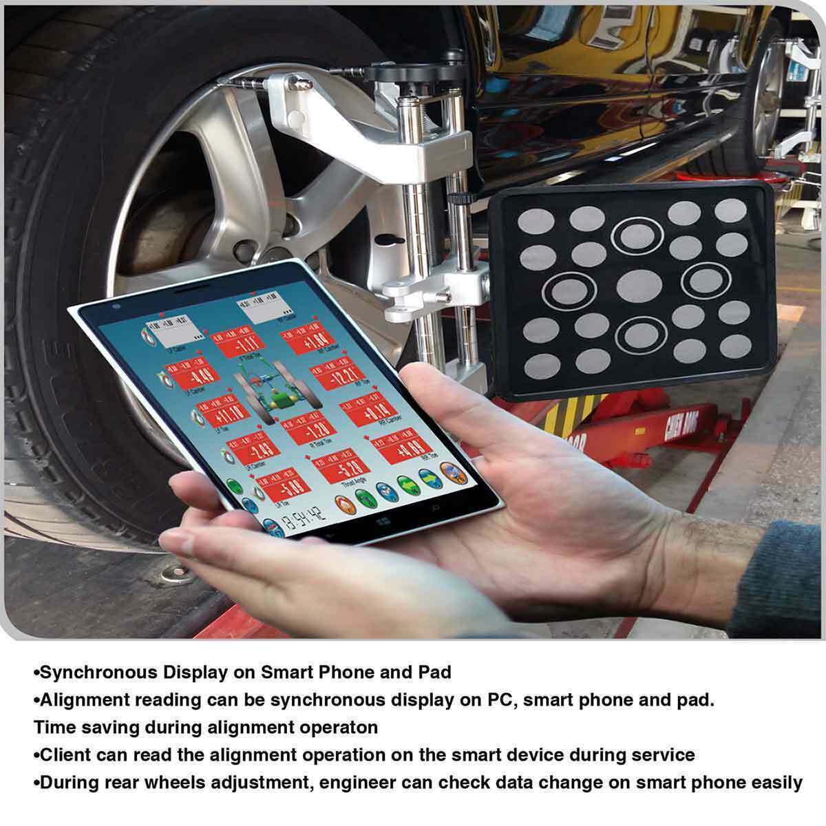 V89 Wheel Alignment Machine 3d Tire Aligner System Brand New