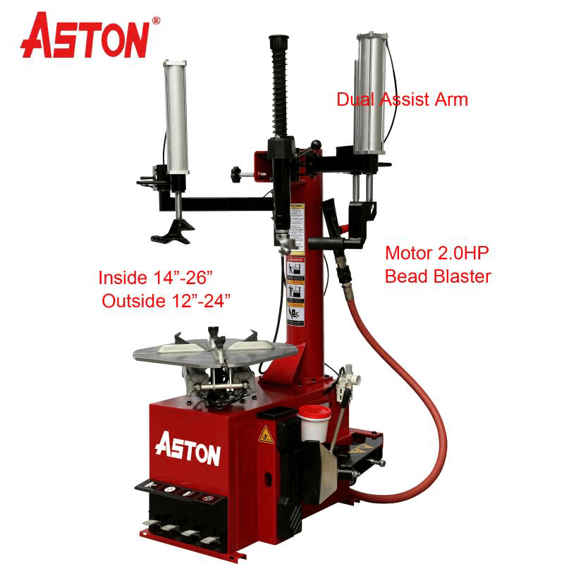 Aston 2.0hp Tire Changer Wheel Balancer Combo Self Calibration W/laser Rim 26"