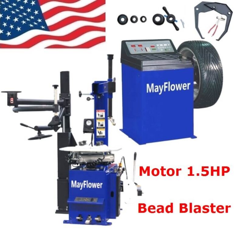 1.5 HP Automatic Tire Changer Wheel Balancer Machine Rim Balancer Combo 960 680