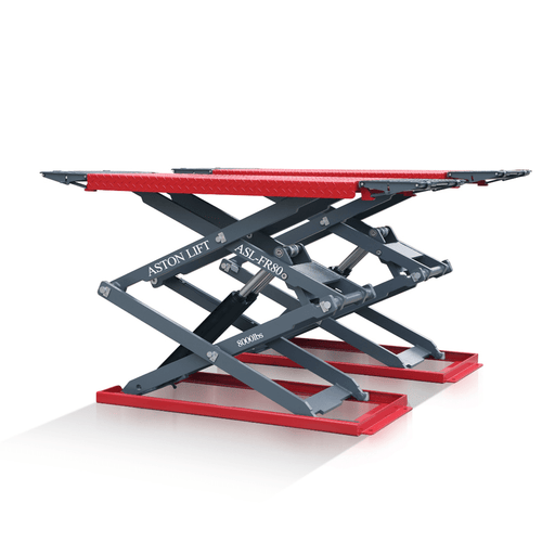 Aston 8000 lbs Car Auto Scissor Lift Full-Rise / Electric Lock Release / 220V 72″