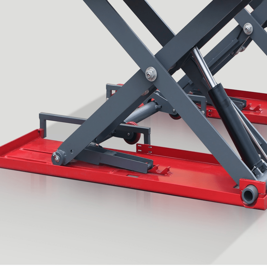 Aston 8000lb Car auto Scissor Lift Mid-Rise Electric Lock Release Max Height 47″