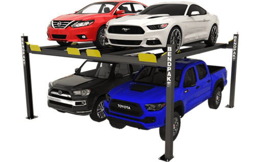 HD-9SWX 9,000-lb. Capacity / Four-Post Lift / Dual Platform / Super Wide / Extended-Length