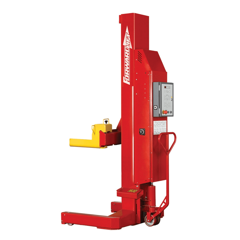 Forward lift 18,000 lb capacity mobile column sets