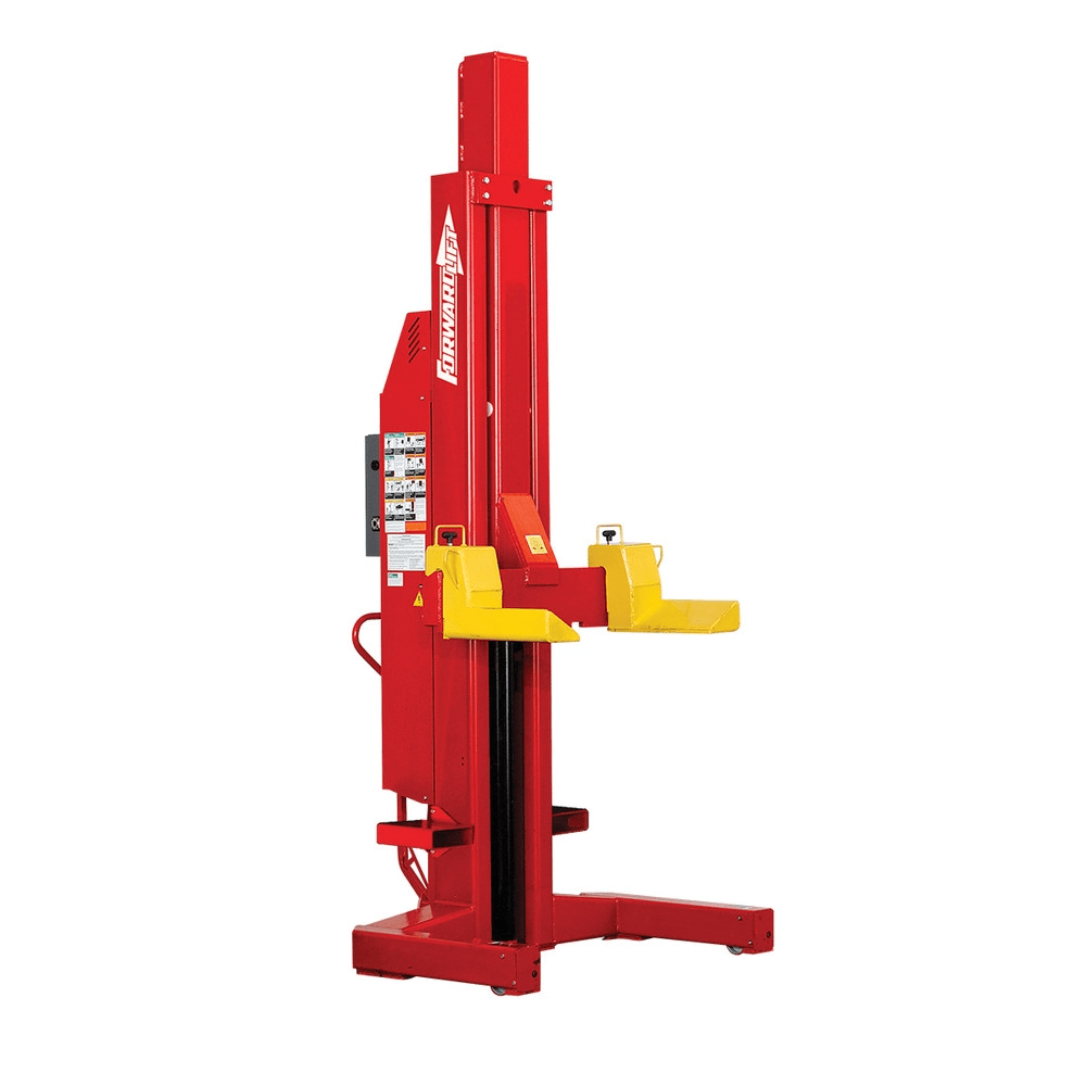 Forward lift 18,000 lb capacity mobile column sets