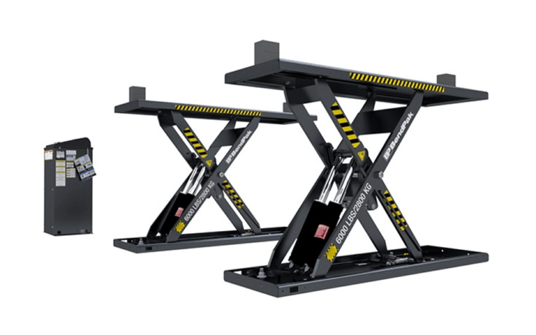 MDS-6LPF 6,000-lb. Capacity / Mid-Rise Scissor Lift / Open Center / Flush Mount