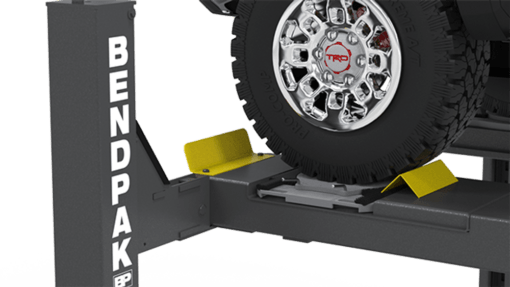 HDSO14AX 14,000-lb. Capacity / Open-Front Alignment Lift / Extended / Includes Turnplates and Slip Plates