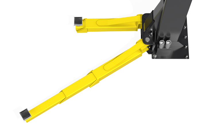 XPR-12CL-LTA 12,000-lb. Capacity / 2-Post Lift / Clearfloor / 72″ Long-Reach Telescoping Arms