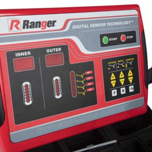 Ranger DST30P wheel balancer / 36mm shaft / 110-240v, 1-phase, 50/60hz – yellow/gray