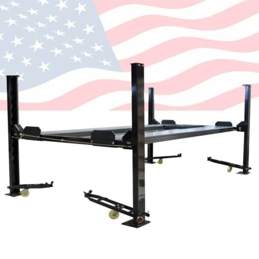 XK P407a 8000 Lb 4-post Heavy Duty Portable Storage Car Lift Auto Hoist–movable