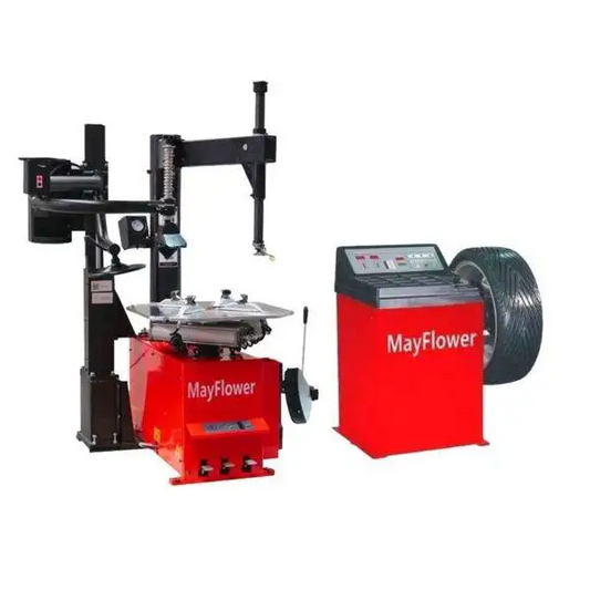 1.5 HP Tire Changer Wheel Changers Balancer Machine Combo 980 800 Red Edition