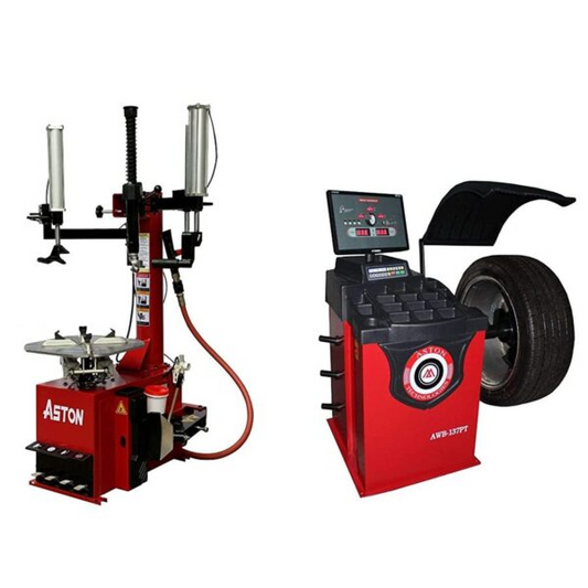 Aston Tire Changer Wheel Balancer Combo 2.0HP Stronger Motor Bead Blaster 28