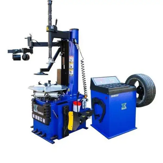 1.5 HP Tire Changer Wheel Balancer Machine Combo Model 950 680 24"