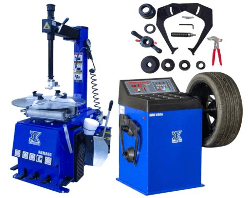 A+1.5 Hp Tire Changer & Wheel Balancer Machine Combo 580 680