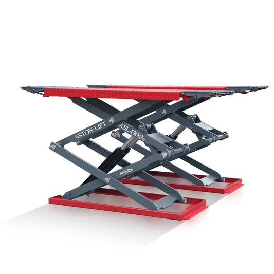 Aston 8000 lbs Car Auto Scissor Lift Full-Rise / Electric Lock Release / 220V 72″