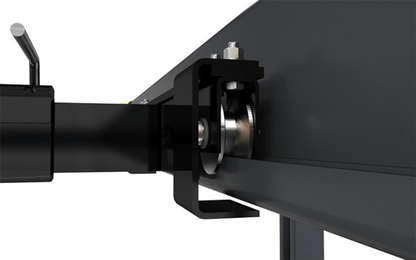 RJ6W 6,000-lb. Capacity / Rolling Bridge Jack / Easy-Roll Wheels