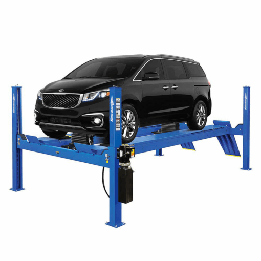 Forward lift CRA14-EL 14,000 lb. ali certified alignment four-post lift – 215” max wheelbase