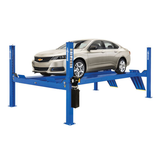 Forward lift CR14 14,000 lb. four-post lift – 182.5” max wheelbase