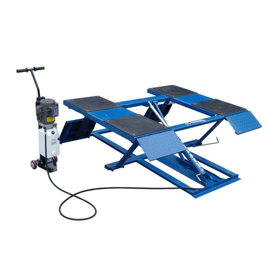 Tuxedo LR-26-PAD 6,000 lb low-rise scissor lift