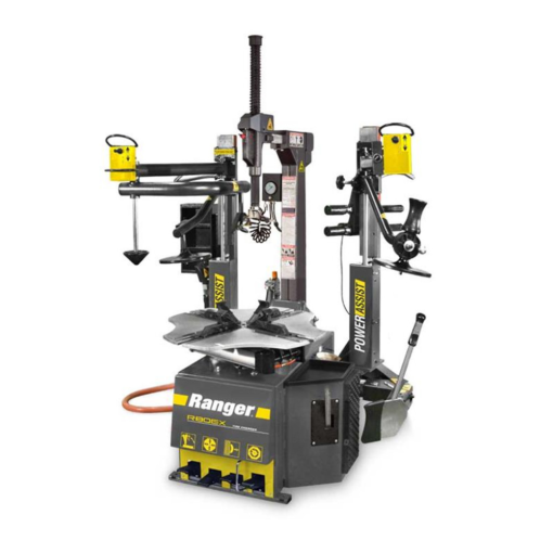 Ranger R80EX tilt back / dual-tower assist / 34" clamping capacity – yellow/gray