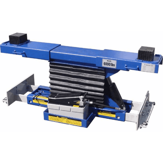 Tuxedo RAJ-6K-H rolling air jack 6,000 lb. capacity – on the rail – air / hyd – high mount