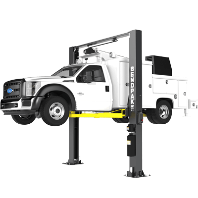 XPR-12CL-LTA 12,000-lb. Capacity / 2-Post Lift / Clearfloor / 72″ Long-Reach Telescoping Arms