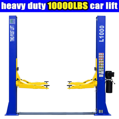 10,000 LB Capacity L1000 2 Post Car Lift Auto Truck Hoist Open Top