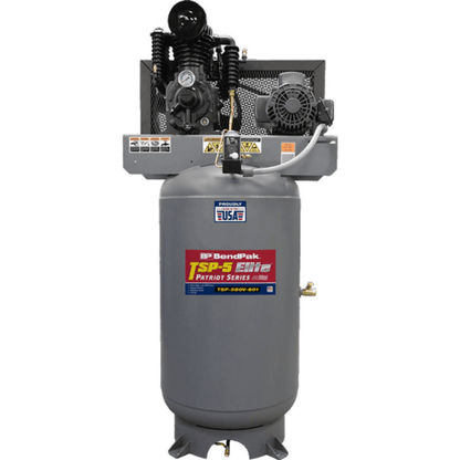 TSP-580V-601 air compressor / 5 HP / 80-gallon vertical tank / made in USA