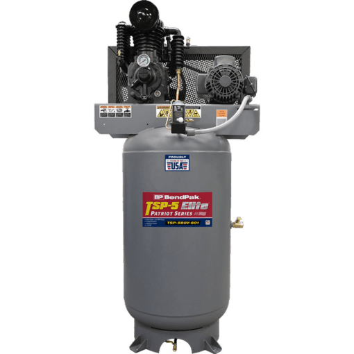 TSP-580V-601 air compressor / 5 HP / 80-gallon vertical tank / made in USA