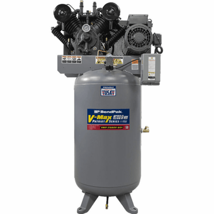 VMP-7580V-603 V-Max Patriot air compressor / 7.5 HP, 3 PH / 80-gallon vertical tank / made in USA